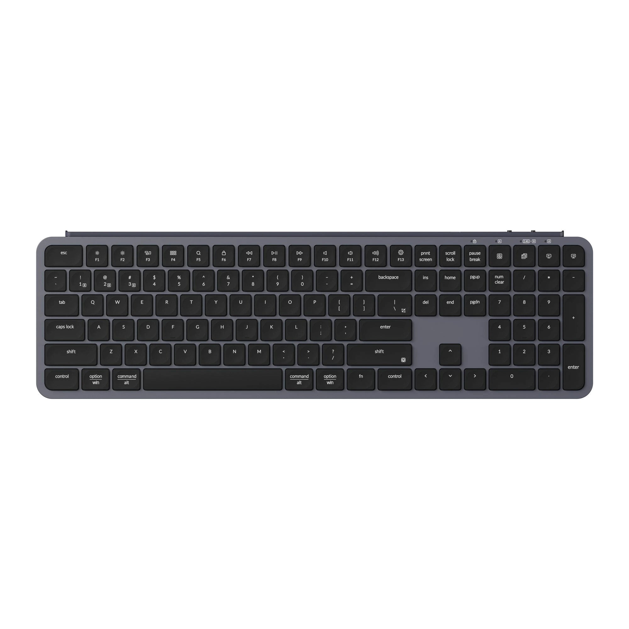 Keychron B6 Pro ZMK Ultra-Slim Wireless Keyboard Full Size Portable Lightweight 2.4GHz & Bluetooth Connections