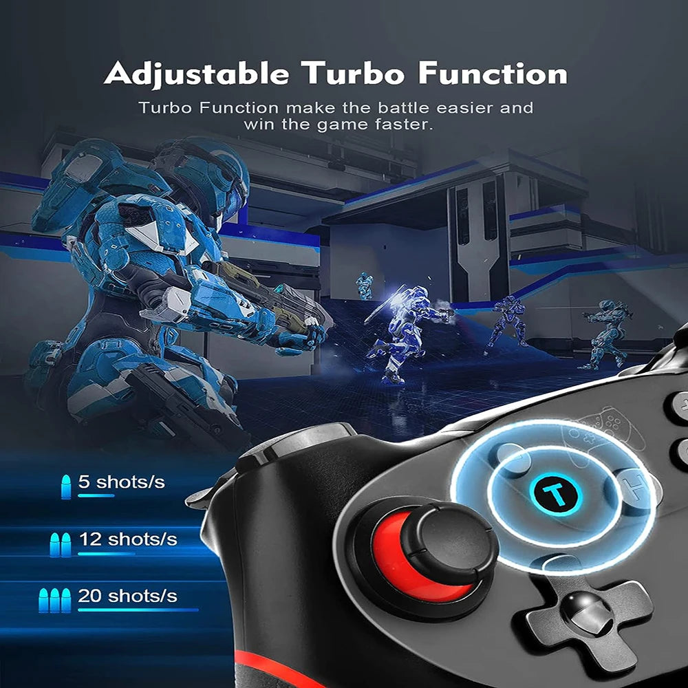 Bluetooth-Compatible Wireless Controller For NS/NS Lite/NS Oled Console Gamepad Android Phone PC Joystick Controle with 6-Axis