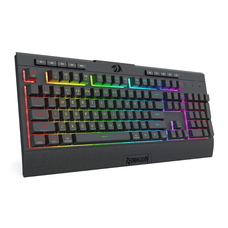 Redragon K525 PRO RGB 3-Mode Wireless Membrane Multimedia Keys, Linear Mechanical-Feel Switch Gaming Keyboard